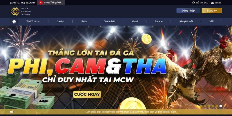 Những lý do nên chọn chơi Đá gà Casinomcw