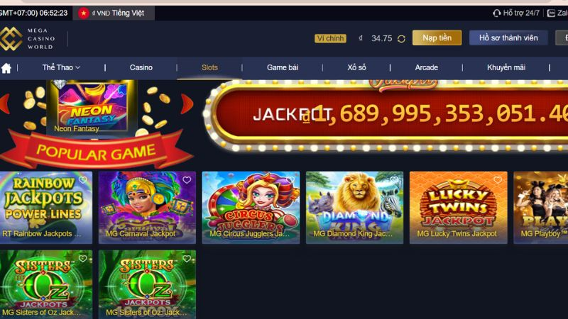 Các loại Nổ hũ casinomcw tại mcw việt nam