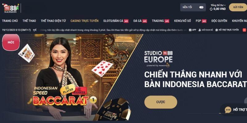 Khám Phá Trò Chơi Baccarat Tại Nhà Cái M88 Cùng Casinomcw