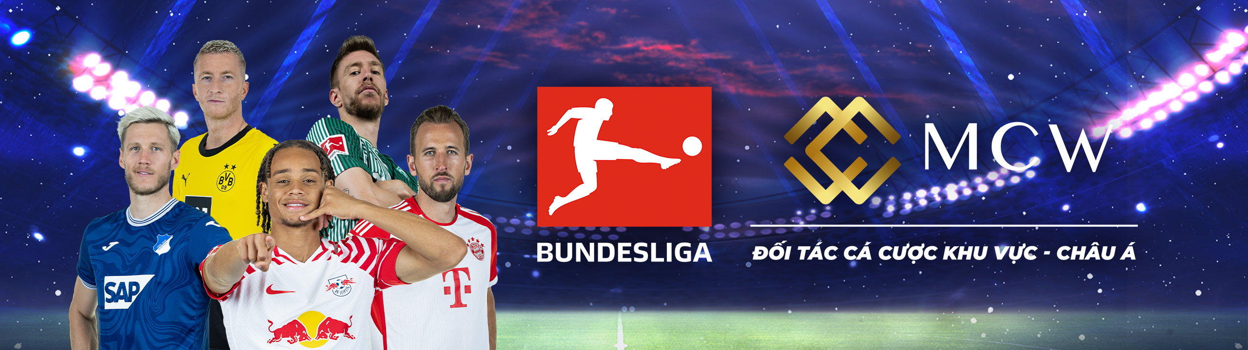 Bundesliga International hợp tác với Mega Casino World ở Châu Á