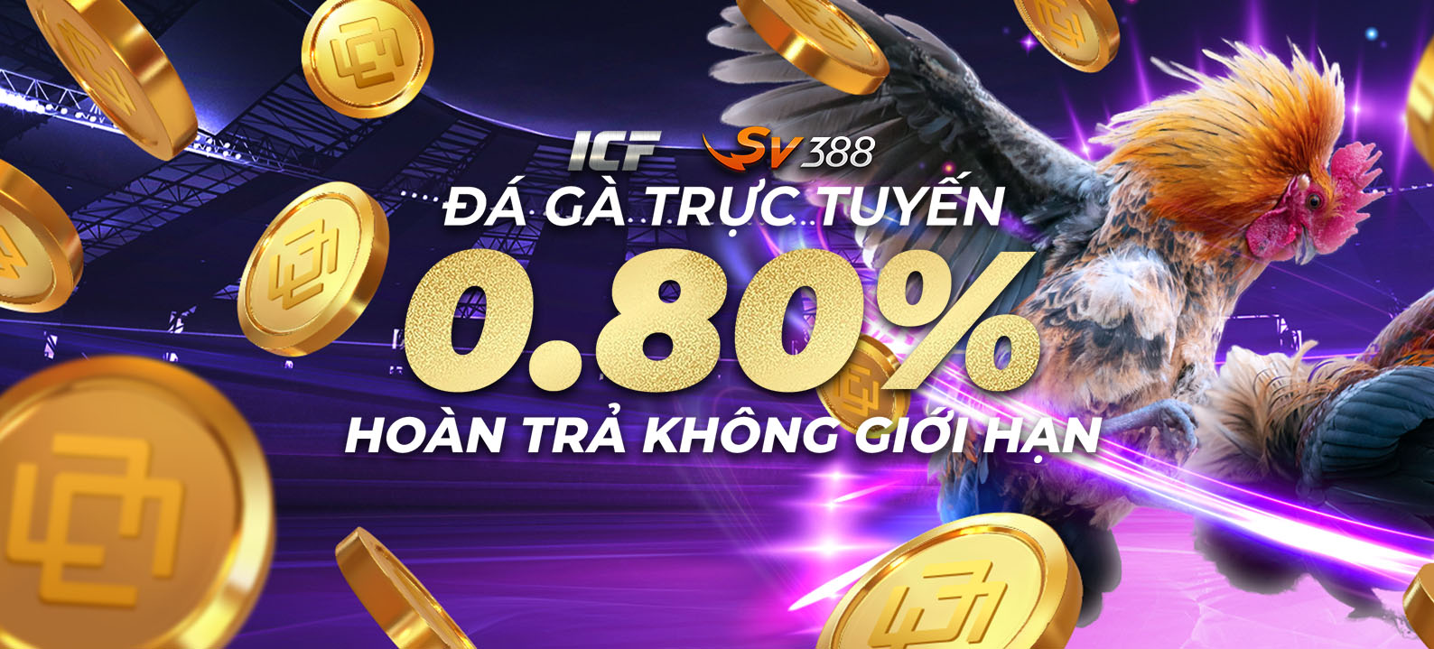 Hoàn trả mỗi ngày – Đá Gà: 0.80%