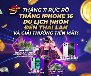 Tháng 11 Rực Rỡ: Thắng ngay Iphone 16